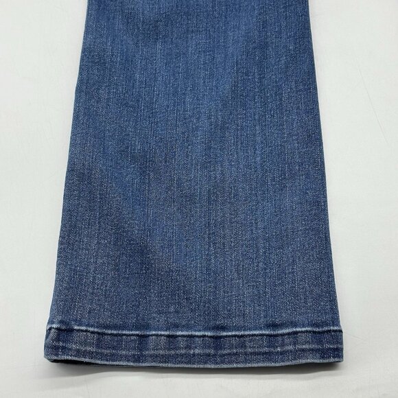 SPANX Kick Flare in Vintage Indigo Size Small Petite Pull-On Elastic Waist Jeans - Picture 10 of 11